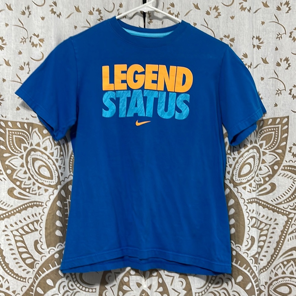 Blue Nike T-Shirt Youth LG